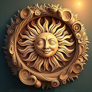 3D model sun (STL)